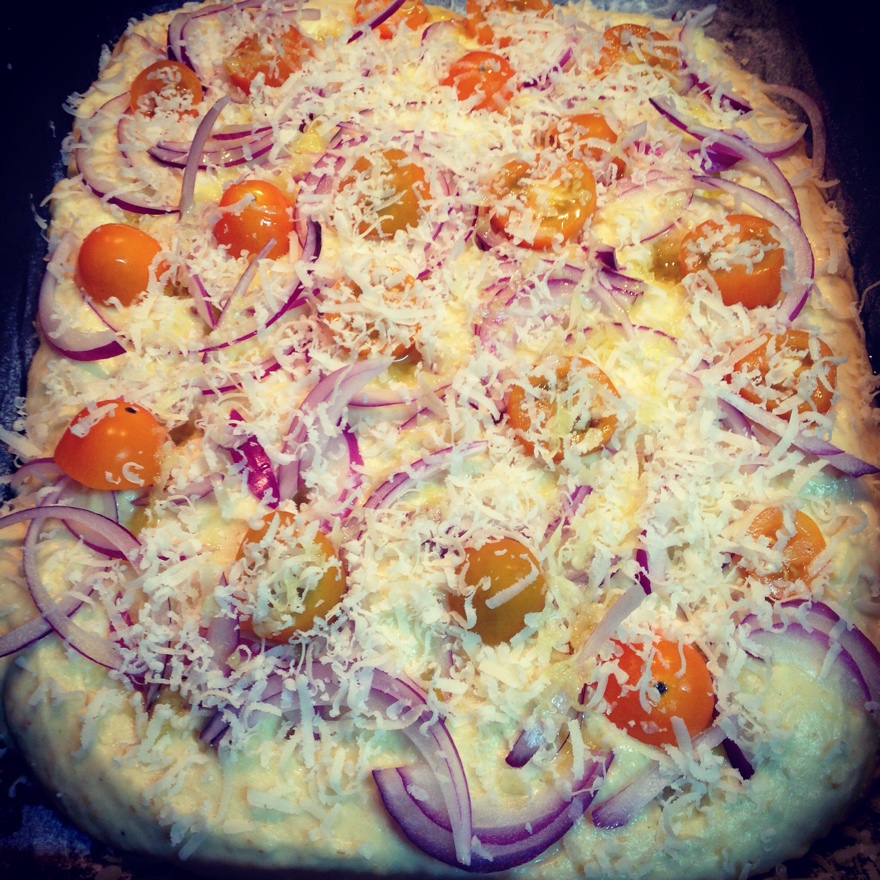 Focaccia sem glúten e sem lactose com Mix Pan da Schar